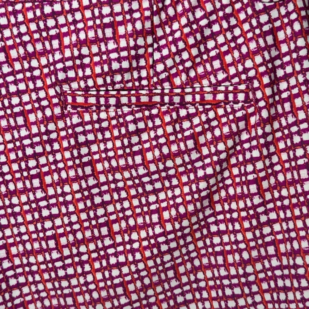 SPANX Hibiscus Gingham Sunshine Shorts size Medium 6” Comfy Stretch Golf Active - Picture 7 of 10